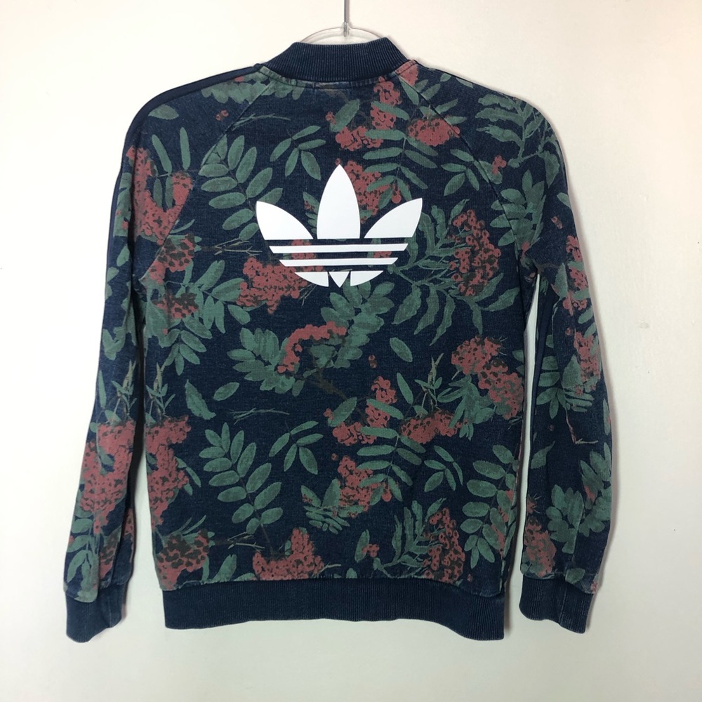 Adidas Zip Up Jacket Sweatshirt Size 11-12 youth - Picture 2 of 10